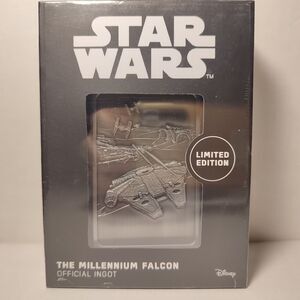 Star Wars The Millennium Falcon Ingot Metal Card Official Collectible Figurine